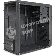 Компьютерный корпус Minitower ExeGate BA-309-UNS500 (mATX, БП UNS500 с вент. 12см, 2*USB, HD аудио, черный)