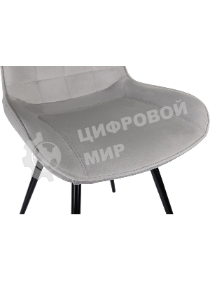 Стул для дома Бюрократ CH-K2_4 комплект 4 шт св. серый Holland 09 металл черный на ножках