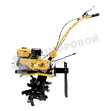 Мотоблок Denzel DPT-270SB, 7 л.с., ремен.сцеп, фрез 3х4, ШОМ, без колес, передачи 2В/1Н