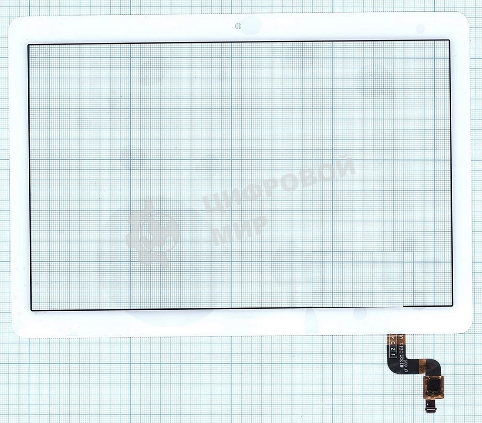 Сенсорное стекло (тачскрин) для Huawei MediaPad T3 10, белое
