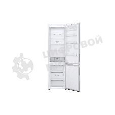 Холодильник LG GA-B509CQSL белый двухкамерный 277/107л морозилка снизу, No Frost