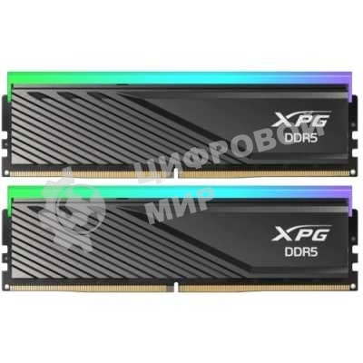 Оперативная память ADATA XPG Lancer Blade RGB, DDR5, 32GB (2x16GB), 6000 MHz, CL36, с радиатором, RGB, черный