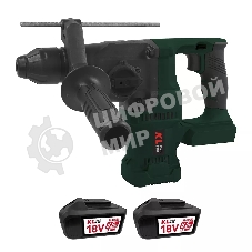 Профессиональный бесщеточный перфоратор аккумуляторный Klpro KLPM18BH-80 (18В, Li-ion-2шт 8,0А·ч, ЗУ 4,5А, 40HM, 1200 об/мин, SDS-Plus)