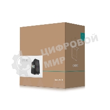 Компьютерный корпус Deepcool CH360 без БП, боковое окно (закаленное стекло), 2x140мм ARGb LED вентилятор спереди и 1x120мм ARGb LED вентилятор сзади, черный, mATX