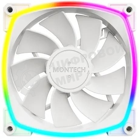Вентилятор для корпуса MONTECH RX120 PWM белый, 120 мм, 1600 об/мин, 27 дБ, 4 pin