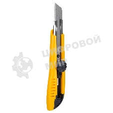 Нож канцелярский Deli E2043, ширина лезвия 18 мм, фиксатор усиленный сталь ассорти, блистер