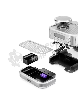 Кофеварка рожковая Kitfort КТ-7113 нержавеющая сталь, исп. кофе - молотый/зерновой, 2.3 л, 1770 Вт, 15 бар