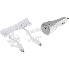 Комплект зарядное устройство Hama H-183317 3A PD для Apple кабель Apple Lightning/Type-C белый