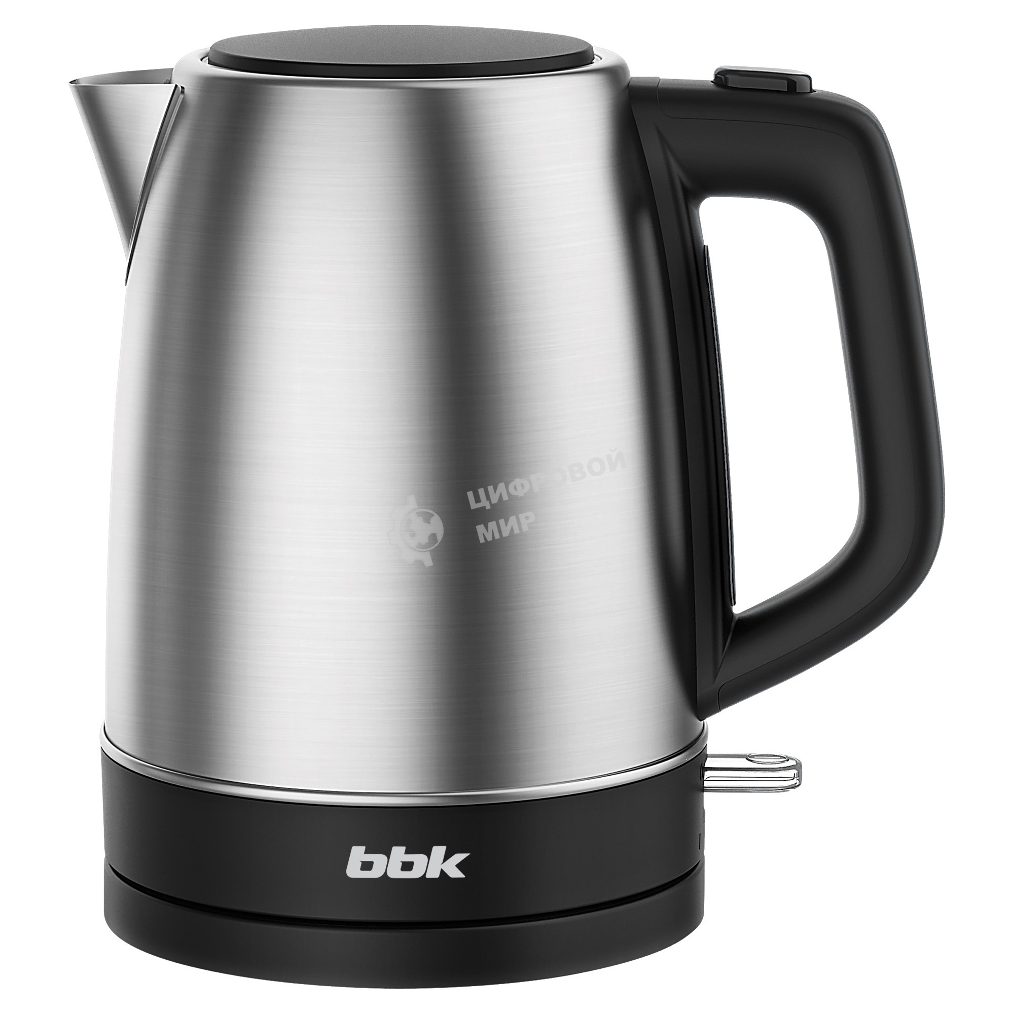 Чайник электрический BBK EK1764S 1.7 л 2200 Вт, черный/нержавеющая сталь