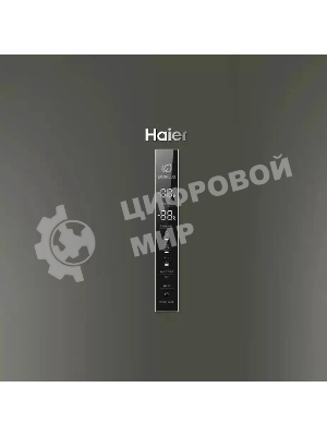 Холодильник Haier C2F636CFRGU1 серебристый двухкамерный 256/108 л морозилка снизу, No Frost
