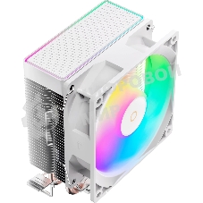 Кулер для процессора Ocypus Gamma A20 WH ARGB, 92mm FARGB FAN, Top FARGB Panel, 2 HEAT PIPES, 3-PIN, 1900 RPM, 21DBA, HYDRO BEARING, LGA115X/1200/1700/18XX, AM4/AM5