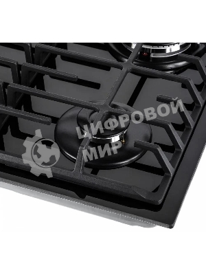 Газовая варочная панель Maunfeld EGHG.64.63CB/G, 4 конфорки, закаленное стекло, черный