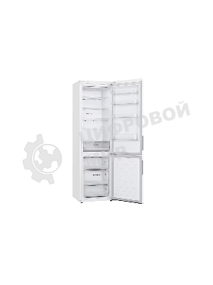 Холодильник LG GA-B509CQSL белый двухкамерный 277/107л морозилка снизу, No Frost