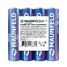 Батарейки Maunfeld Alkaline ААА(LR03 MBLR03-SR40, спайка 4 шт., 1.5 В