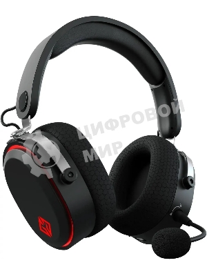 Беспроводные/проводные наушники GMNG GG-HS405W черный, полноразмерные, Bluetooth + радиоканал + проводной, до 15 ч