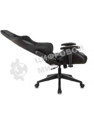 Кресло Бюрократ VIKING 4 AERO BLACK EDITION черный, экокожа, 120 кг, механизм качания