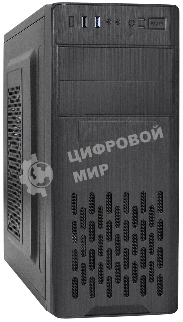 Компьютерный корпус Miditower ExeGate CP-606U-UNS500 (ATX, БП UNS500 с вент. 12см, 1хUSB/1хUSB 3.0, аудио)