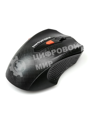 Мышь беспроводная Nakatomi MRON-07U черный, 1600 dpi, радиоканал, USB, кнопки - 5