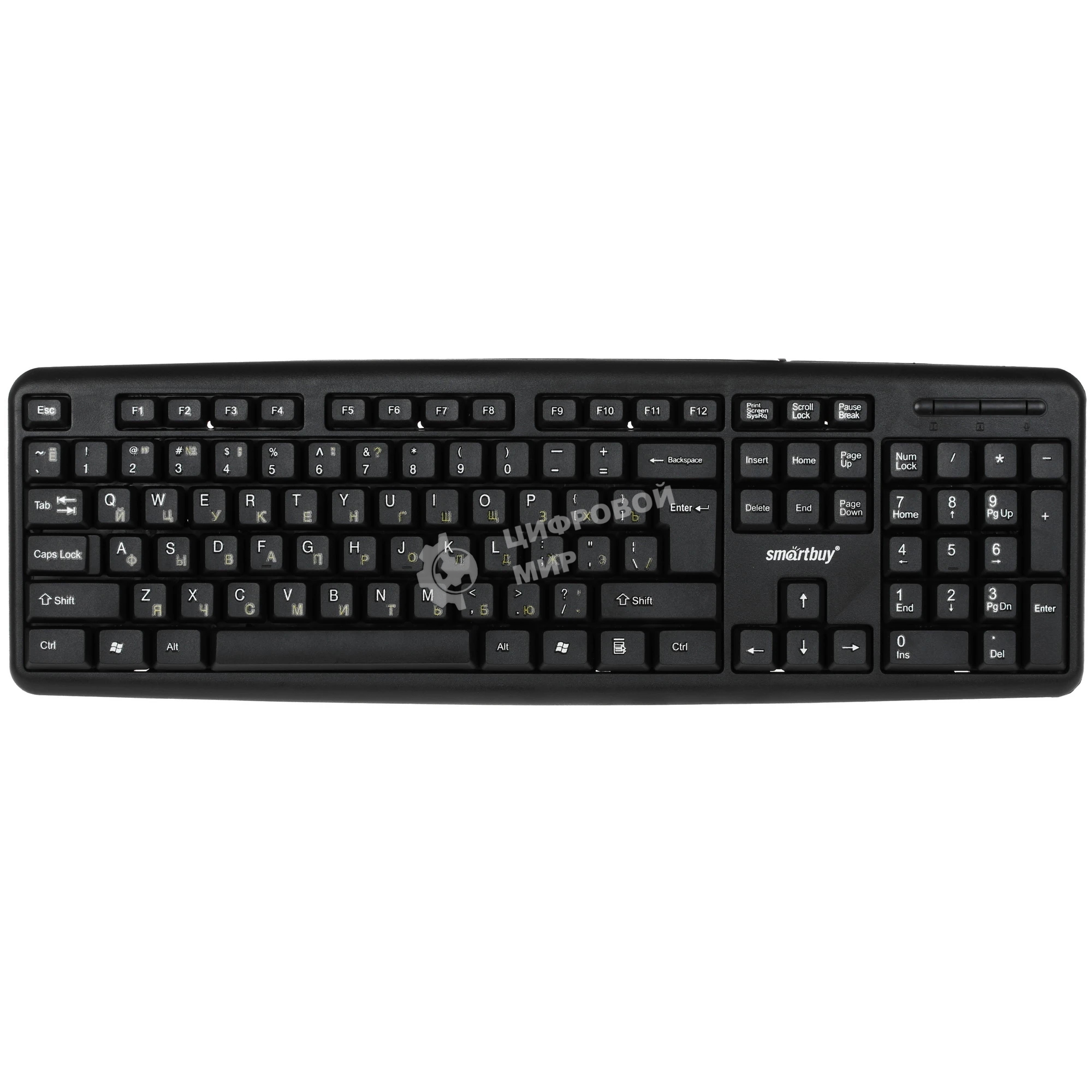 Клавиатура проводная Smartbuy ONE 112 USB черная SBK-112U-K