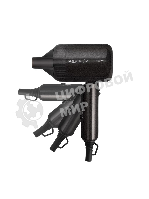 Фен Scarlett SC-HD70IT15 черный, 1800 Вт, компактный, ионизация