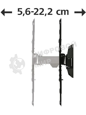 Кронштейн для телевизора Hama 00220823 черный 32