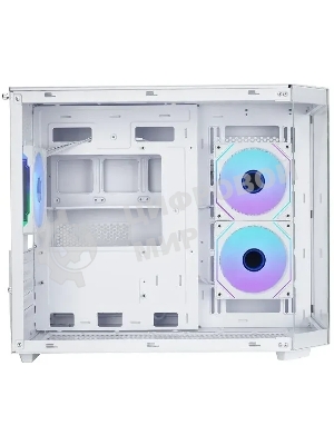 Корпус mATX Eurocase M2771 white, без БП, закаленное стекло 2 стороны