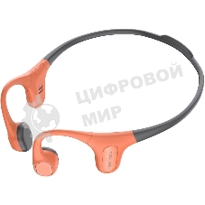 Наушники Mojawa Aerra Activa ENC черно-оранжевый, костная проводимость, Bluetooth, до 8 ч