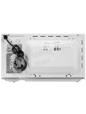 Микроволновая печь Midea MM720CY6-W белый, 20 л, 700 Вт, переключатели - поворотный механизм