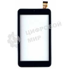 Сенсорное стекло (тачскрин) для Евросеть E-TAB 7.11, белое с рамкой