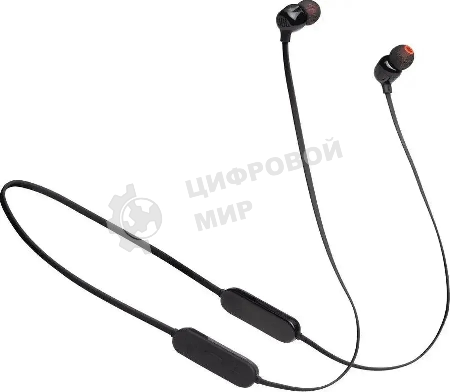 Гарнитура JBL Tune 125BT чёрный, беспроводная, Bluetooth, до 16 ч