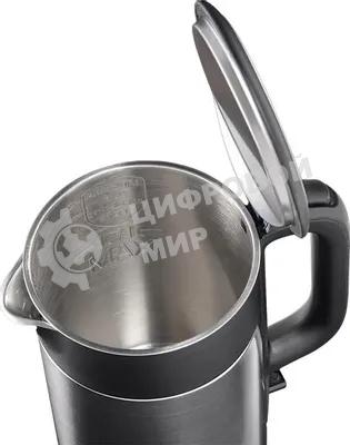 Чайник электрический Panasonic NC-CWK51 1.7 л, 1500 Вт, нержавеющая сталь/черный корпус: полупропилен/нержавеющая сталь