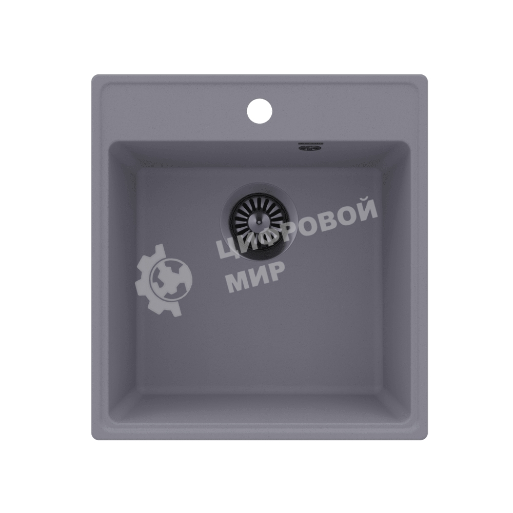 Кухонная мойка Maunfeld Perla 460 MFQS-460LGR светло-серый