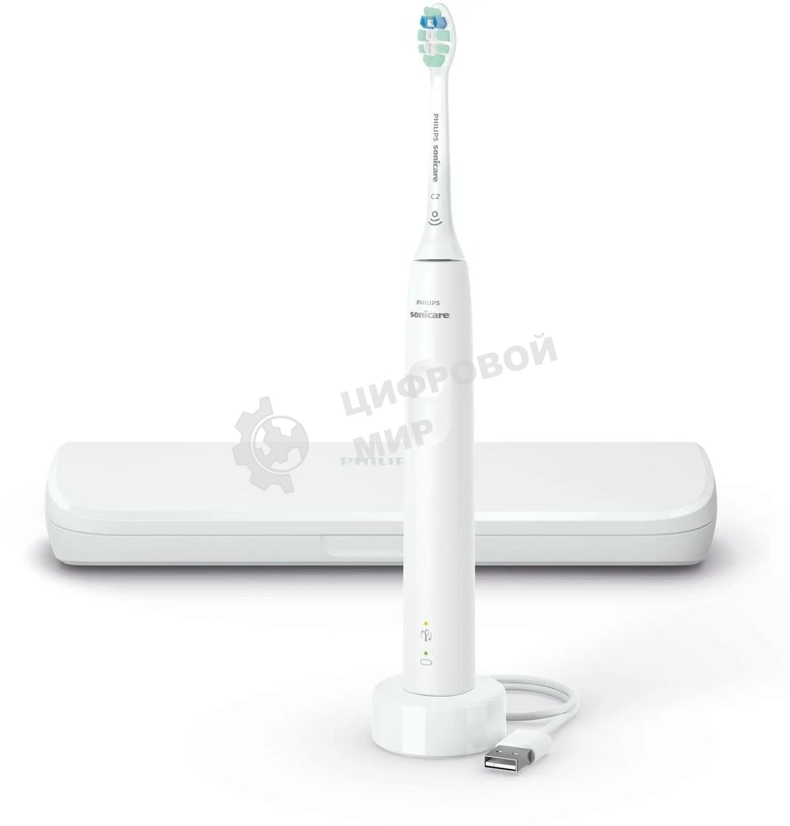 Электрическая зубная щетка Philips HX3673/13 белый