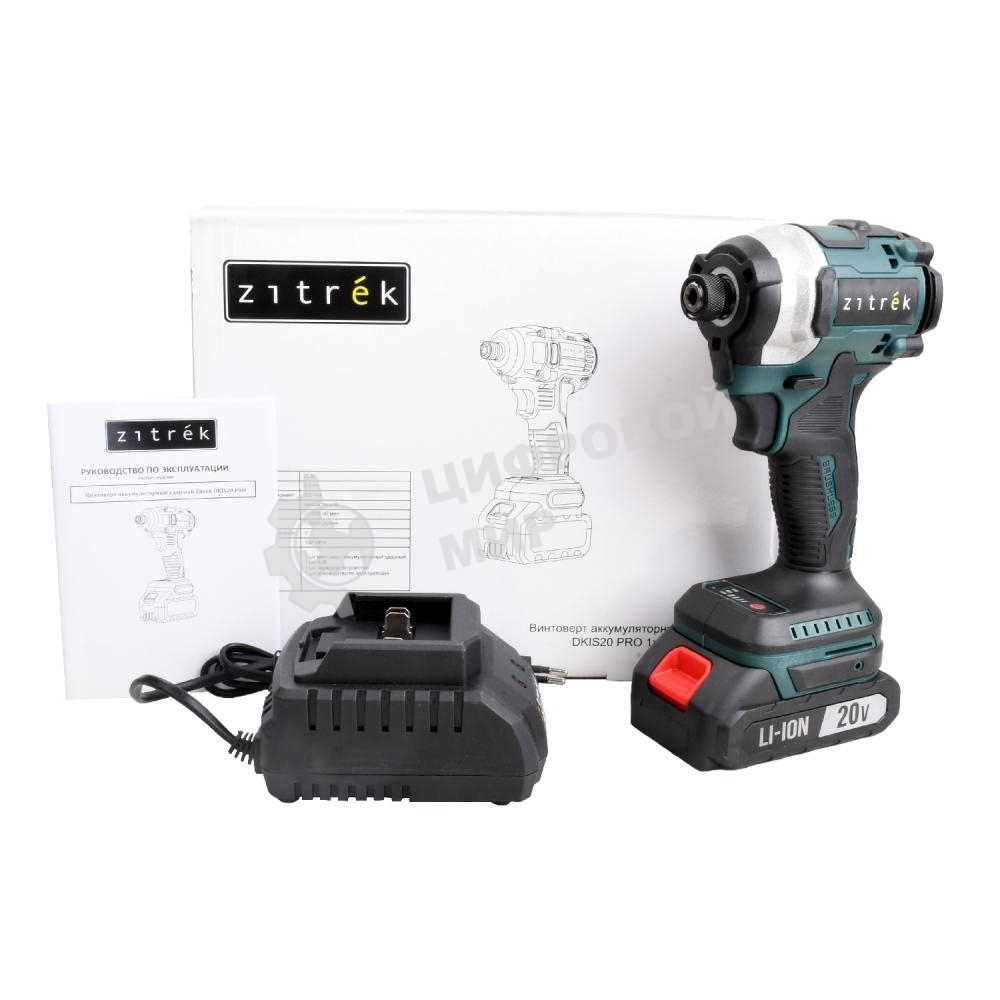 Винтоверт Zitrek DKIS20 PRO 20Вт аккум. патрон:шестигр.1/4