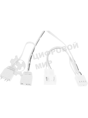 Вентилятор для корпуса Accord ACC-YF14 ARGb 140х140x25 белый 4-pin (ACC-YF14 ARGb белый) brown box