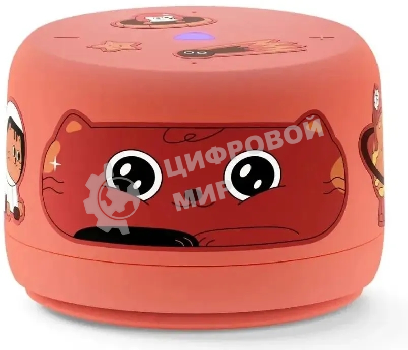 Умная колонка Яндекс Станция Лайт 2, 6Вт, компактная, 1 динамик, Matter, Wi-Fi, Bluetooth 5.0, Алиса, коралловый