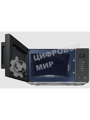Микроволновая печь Samsung MS23T5018AC/BW антрацит, 23 л, 800 Вт, переключатели - сенсор