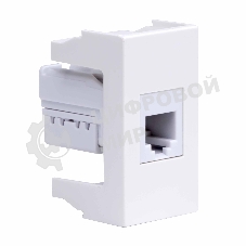 Розетка телефонная DKC Viva 45018 1-м 1 мод, RJ12, 6P6C, белый