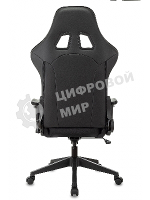 Кресло Бюрократ VIKING 4 AERO BLACK EDITION черный, экокожа, 120 кг, механизм качания