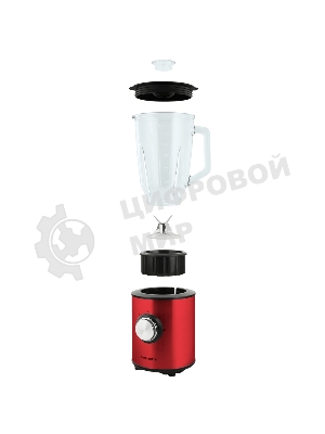 Блендер стационарный Maunfeld MBL.1000CH вишневый, 1000 Вт