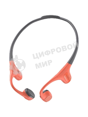 Наушники Mojawa Aerra Activa ENC черно-оранжевый, костная проводимость, Bluetooth, до 8 ч