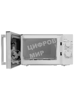 Микроволновая печь Midea MM720CY6-W белый, 20 л, 700 Вт, переключатели - поворотный механизм