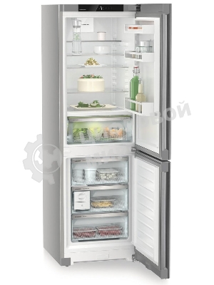 Холодильник Liebherr CBNsfc 5223-22 001 серебристый двухкамерный 216/94л морозилка снизу, No Frost