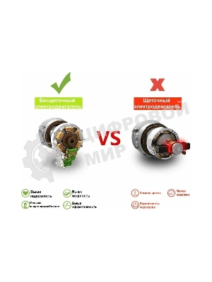 Дрель-шуруповерт Zitrek Green Impact 063-4046, 18 В, 5 Ач, 80 Нм, бесщеточный, ударный