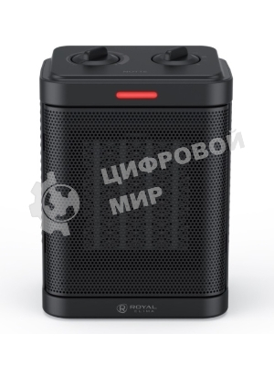 Тепловентилятор Royal Clima Notte RFH-N1500DC-BL черный, 1500 Вт, 20 м2, термостат