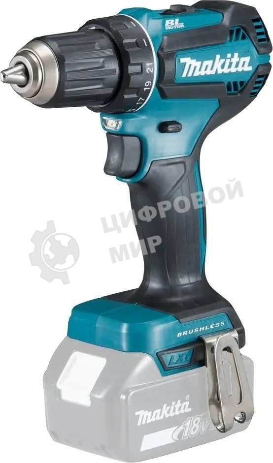 Дрель-шуруповерт Makita DDF485Z, 18 В, 0 Ач, 50 Нм, бесщеточный