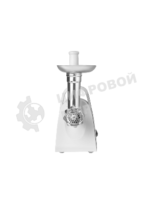 Мясорубка электрическая Galaxy Line GL 2421 белый, 1600 Вт, 1.5 кг/мин, реверс, защита от перегрузки, металлический лоток, насадки - 5