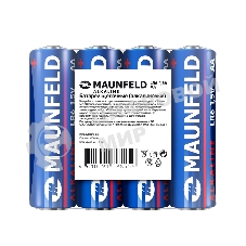 Батарейки Maunfeld Alkaline AA (LR6) MBLR6-SR40, спайка 4 шт, 1.5 В