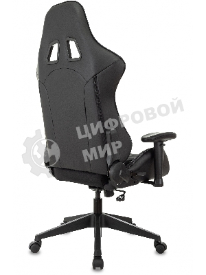 Кресло Бюрократ VIKING 4 AERO BLACK EDITION черный, экокожа, 120 кг, механизм качания