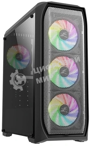 Компьютерный корпус ZALMAN N5 MF, ATX, черный, WINDOW, 1x5.25